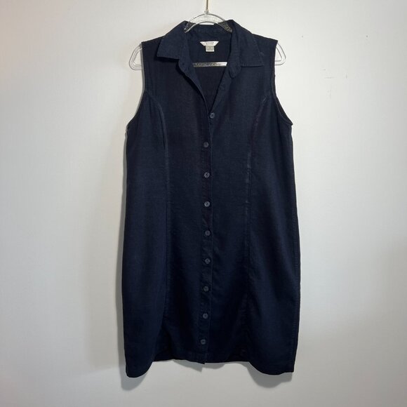 Christopher & Banks Navy Dress Size 8 - Picture 2 of 4